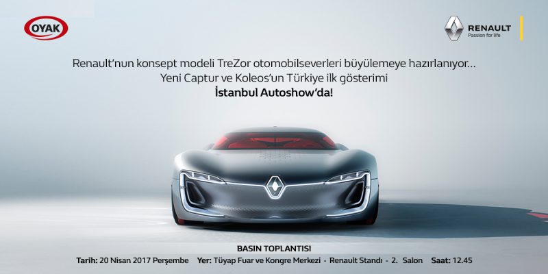 Renault’nun Konsept Modeli TreZor Otomobilseverleri Büyülemeye Hazırlanıyor